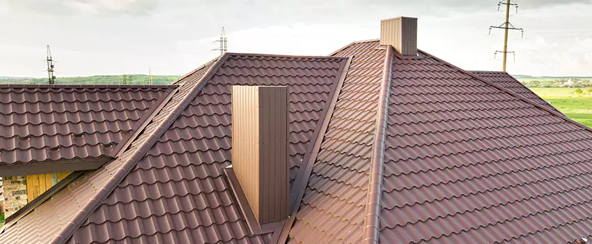 Residential Chimney Flashing Restoration in Lewiston, ME