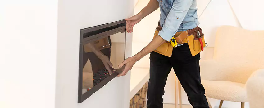 Metal Fireplace Installation in Lewiston, Maine
