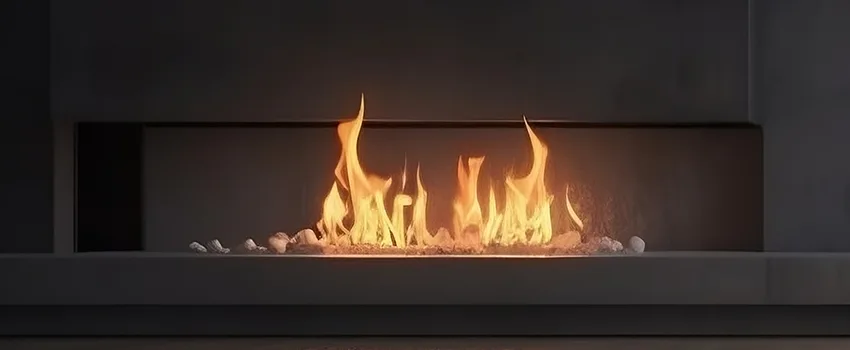 B-Vent Gas Fireplace Installation in Lewiston, ME