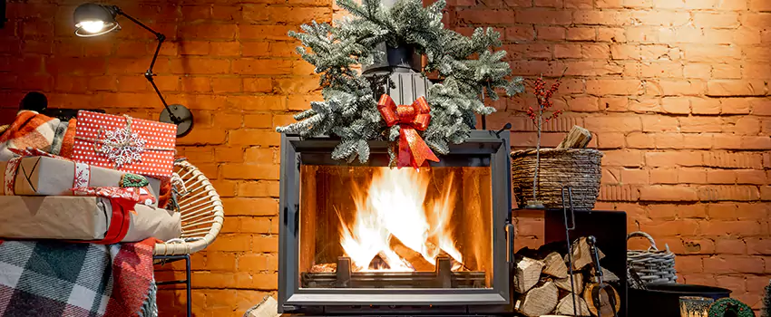 Travis Industries Linear Gas Fireplace Installation in Lewiston, Maine