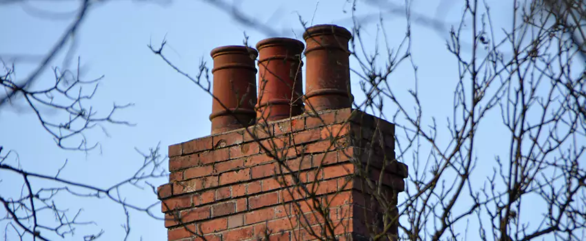 Chimney Crown Installation For Brick Chimney in Lewiston, Maine