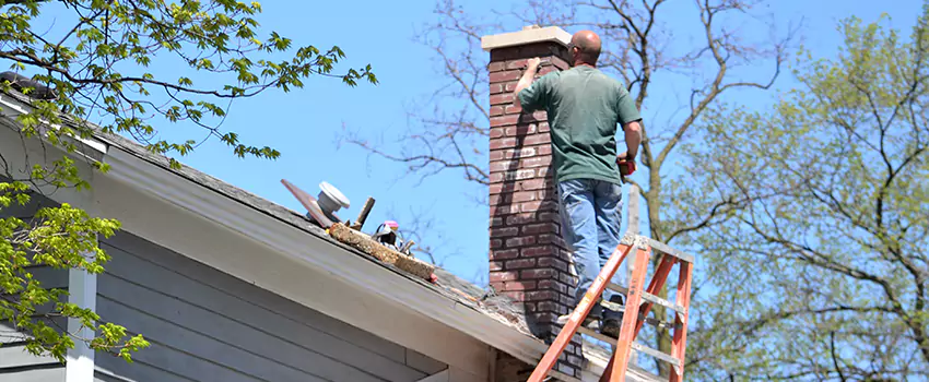 Vinyl and PVC Chimney Flashing Installation in Lewiston, ME