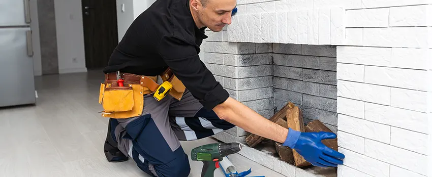 Fireplace Damaged Damper Frame Repair Services in Lewiston, Maine